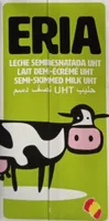 Leche semi desnatada UHT ERIA