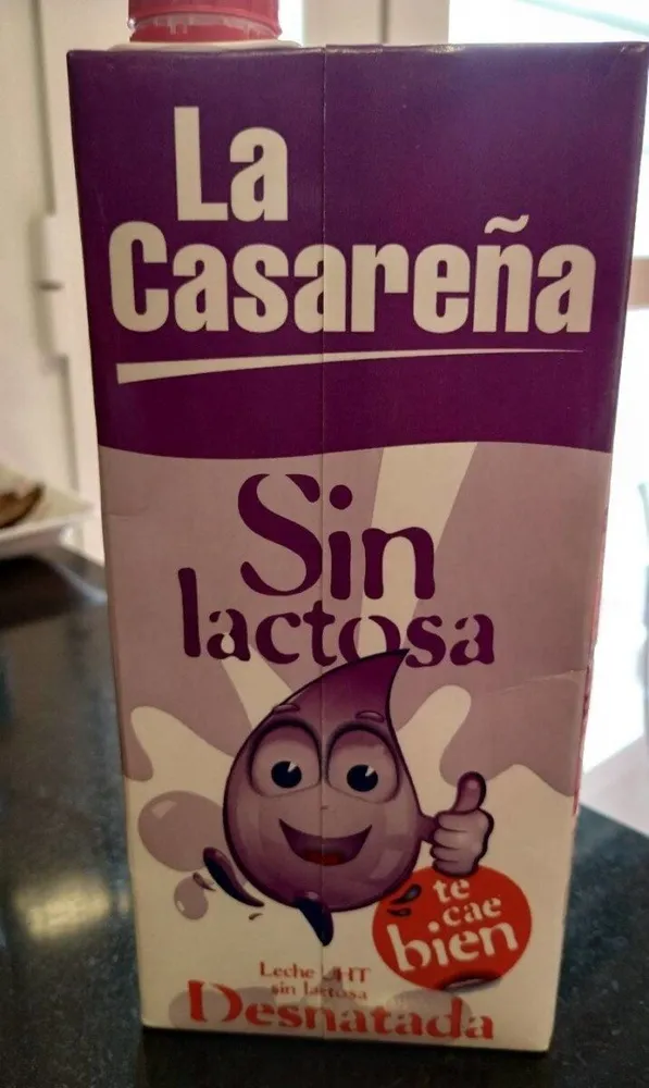 Leche sin lactosa desnatada