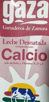 Leche desnatada Calcio