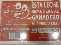 Leche desnatada UHT