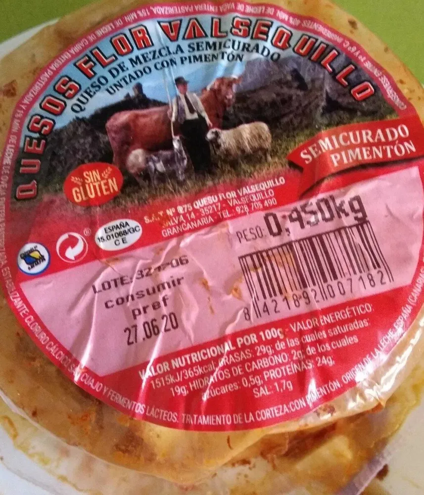 Queso Flor Valsequillo