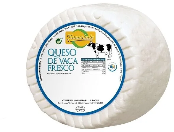 Queso de vaca fresco