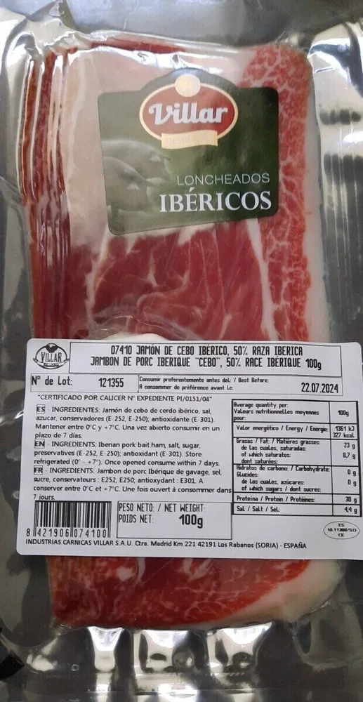 Loncheados ibericos