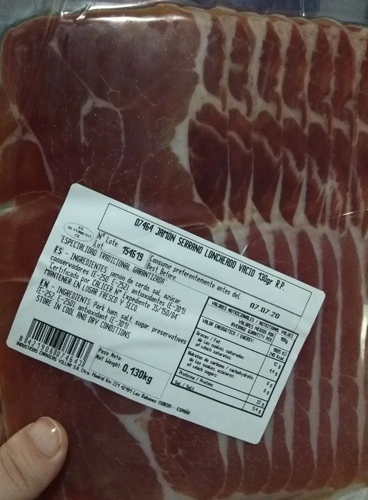 Jamón serrano