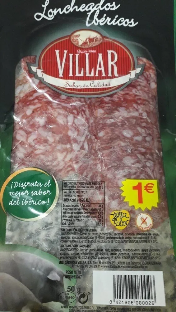 Salchichón ibérico extra