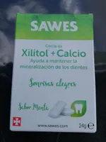 Chicles de xilitol + calcio sabor menta