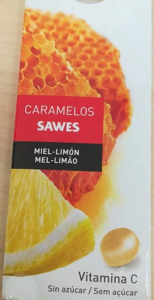 Caramelos miel - limón