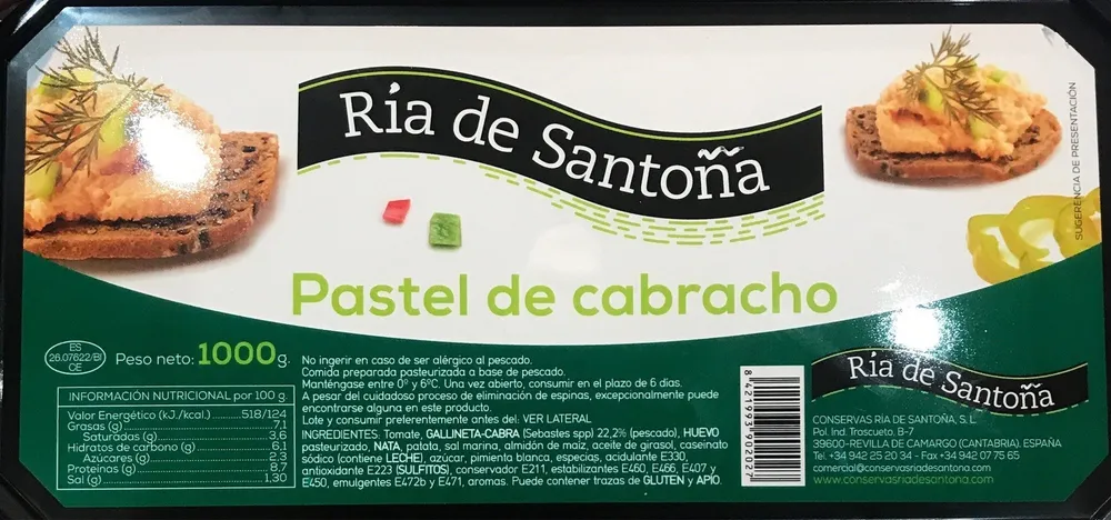 Pastel de cabracho