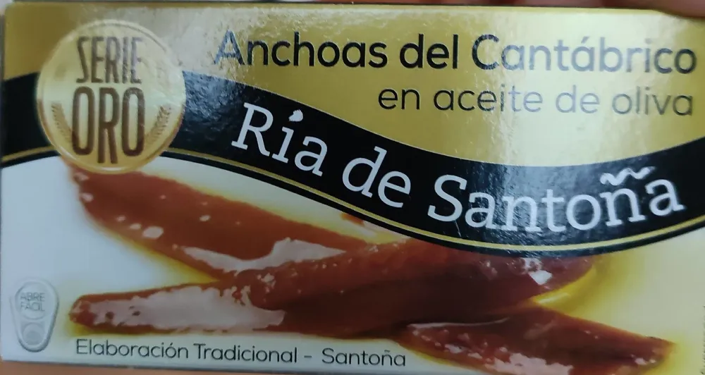 Anchoas del Cantábrico. Serie oro