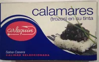 Calamares (trozos) en su tinta