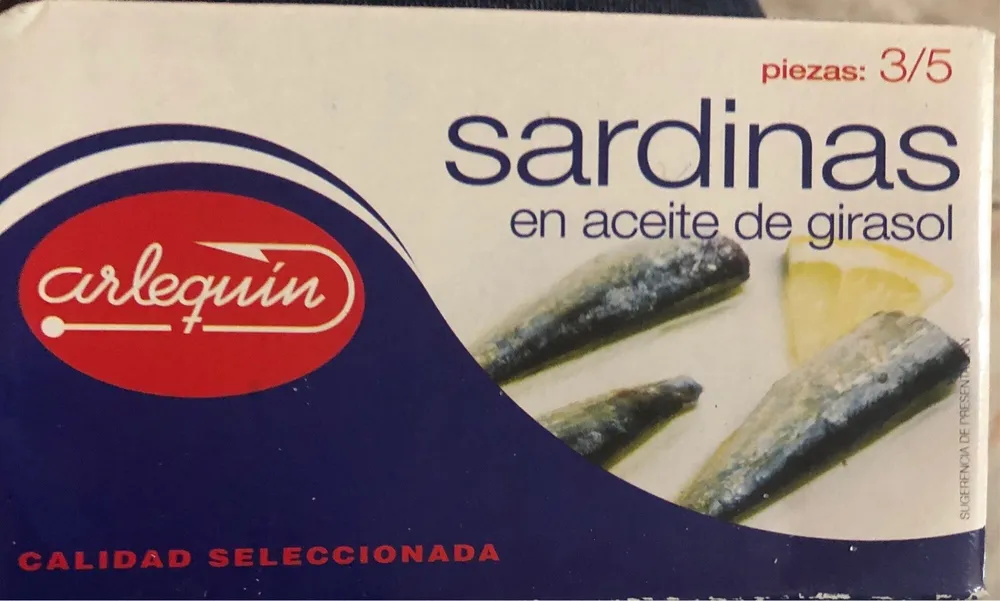 Sardina en aceite de girasol