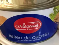 Filetes de caballa en aceite de girasol