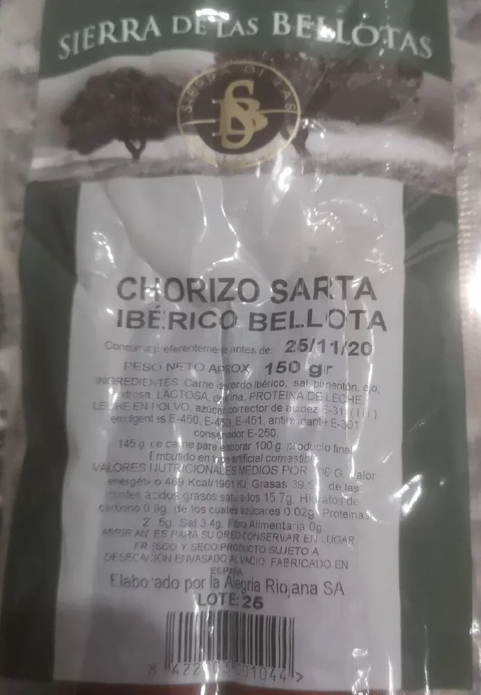 Chorizo Sarta Iberico Bellota