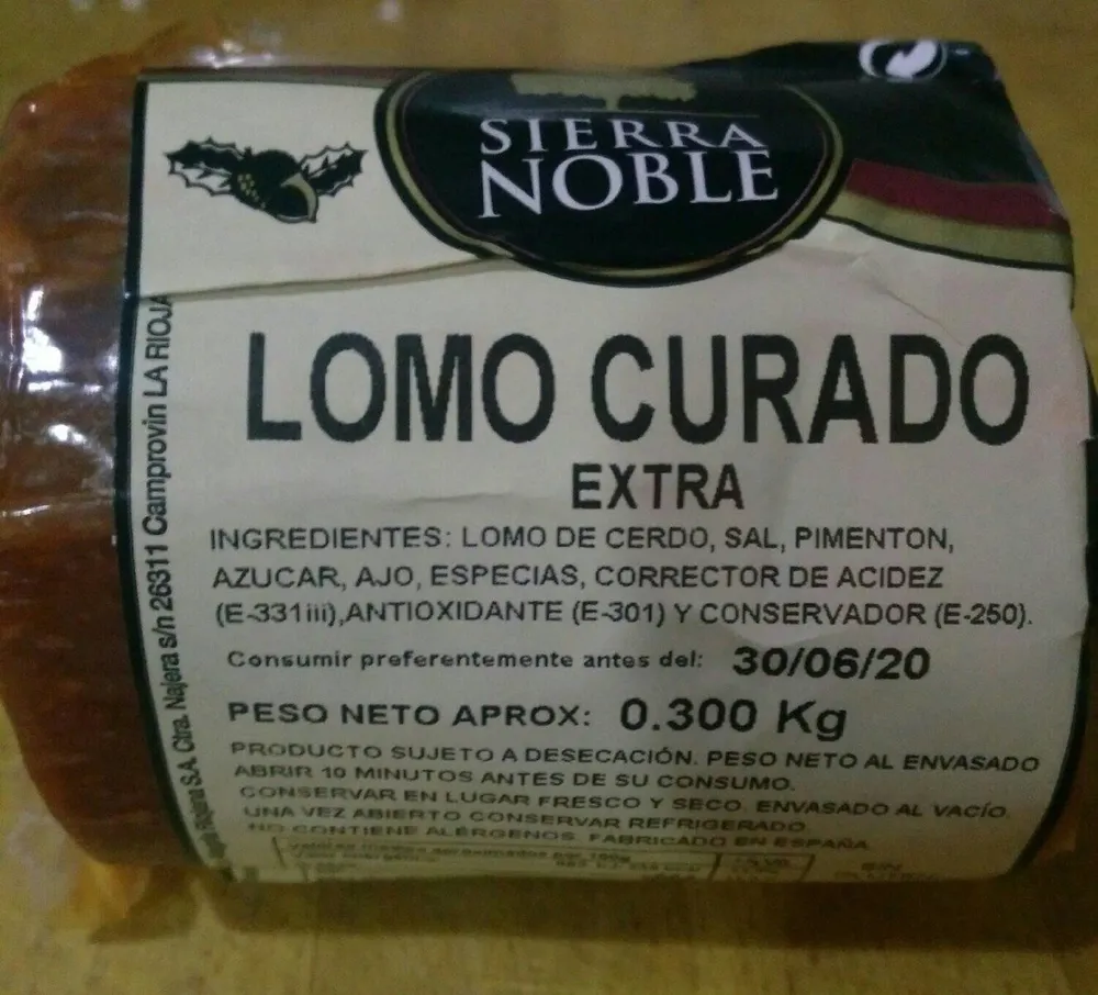 Lomo curado