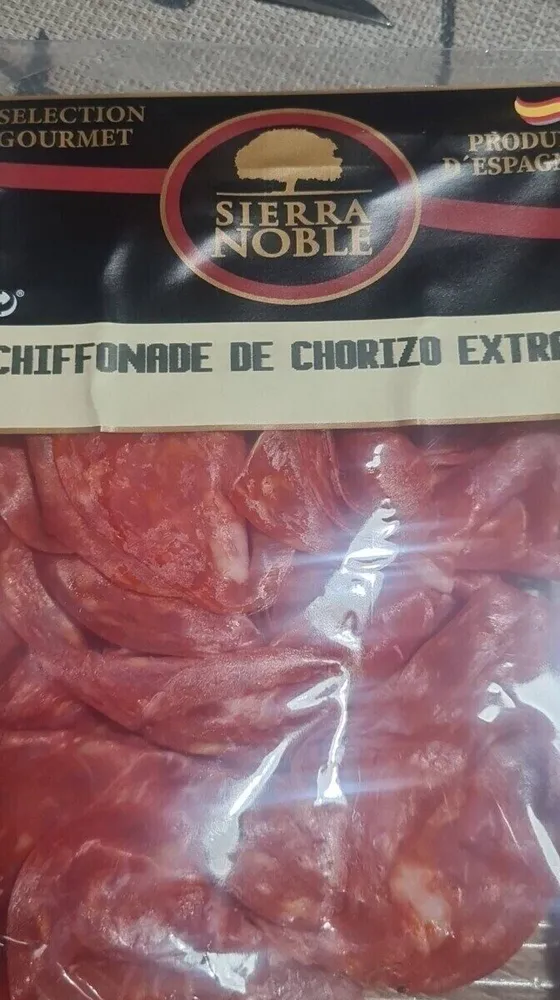 Chiffonade de chorizo extra