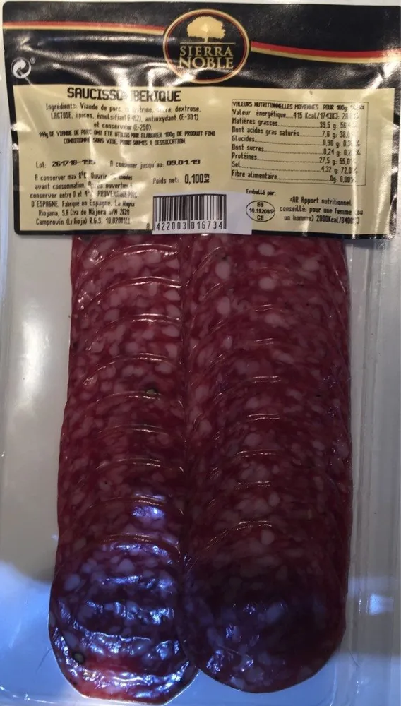 Saucisson Iberique