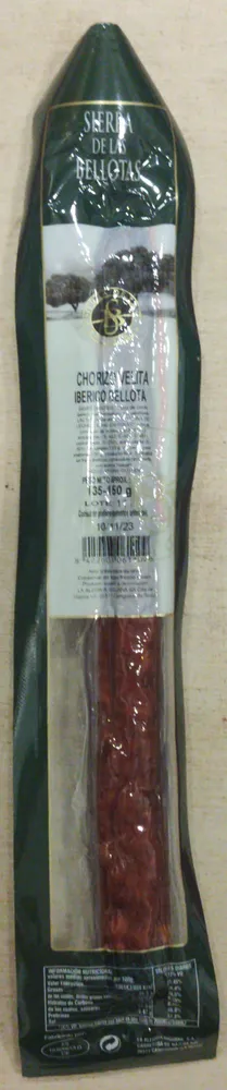 Chorizo velita ibérico bellota