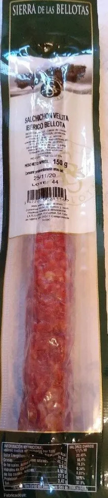 Salchichon velita ibérico bellota