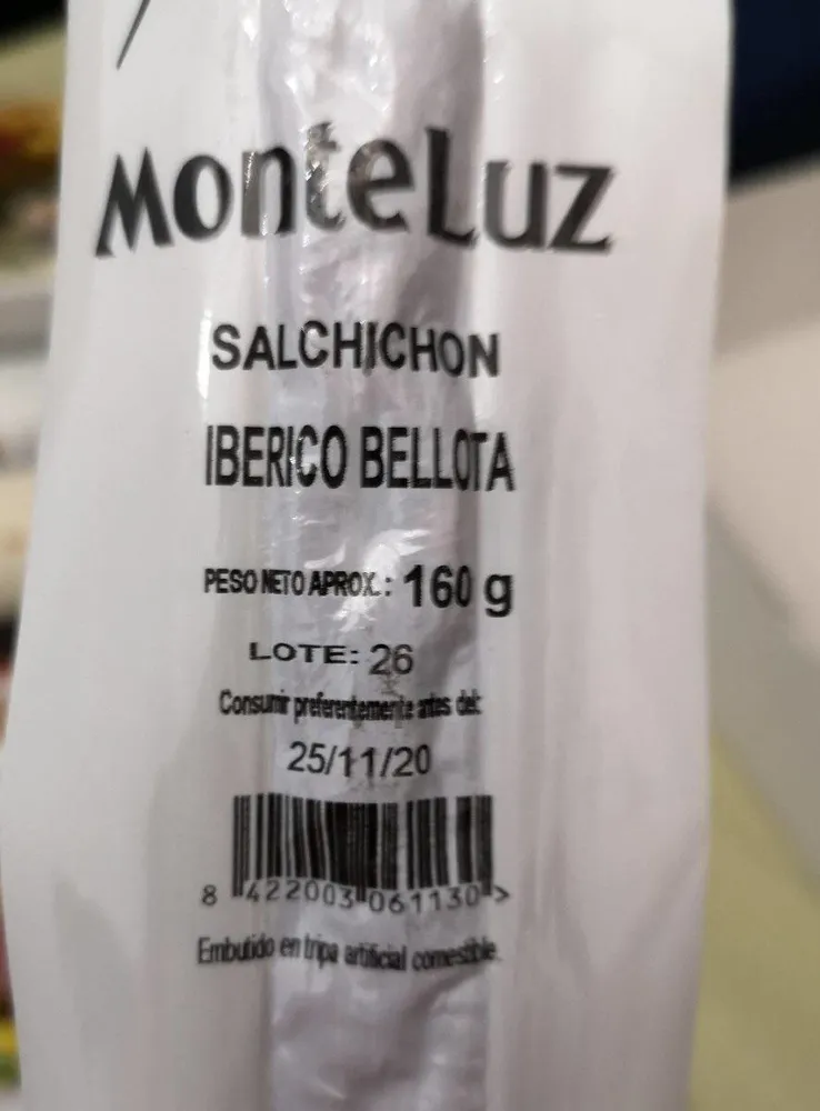 Salchichón ibérico bellota