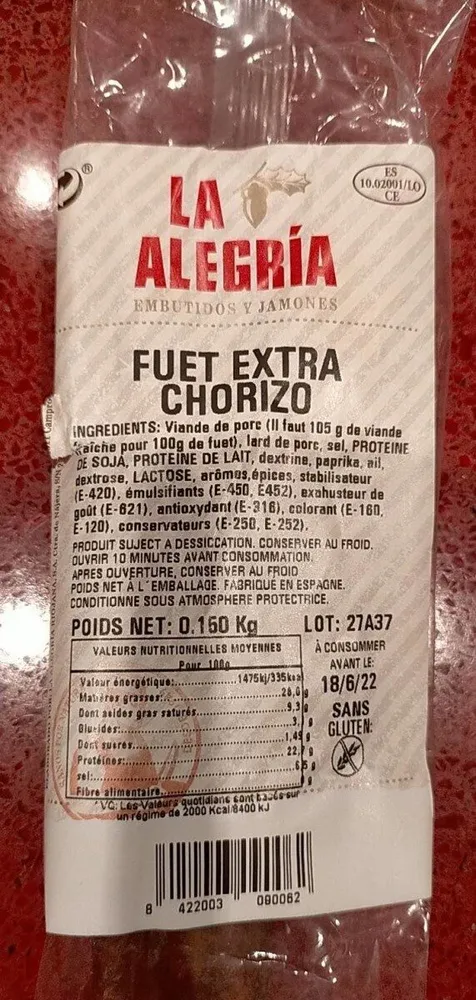 Fouet extra chorizo