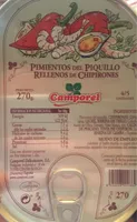 Pimentos del Piquillo - Rellenos de Chipirones