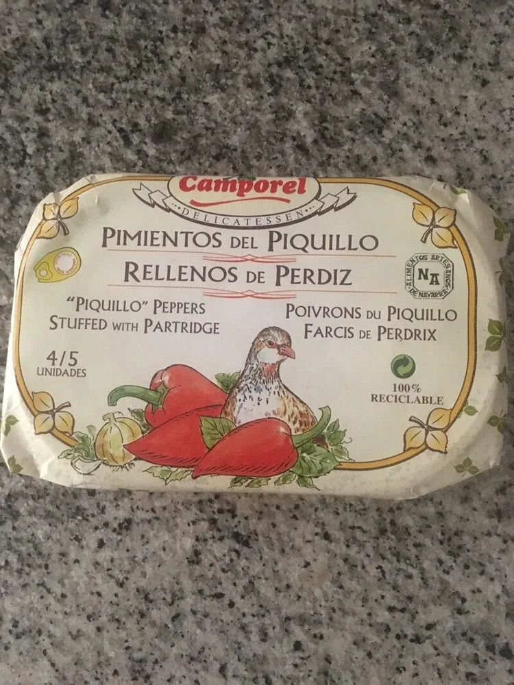 Piments farcies à la perdrix