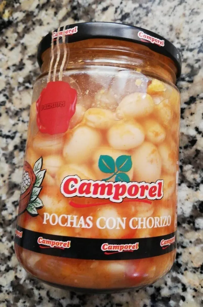 Pochas con chorizo