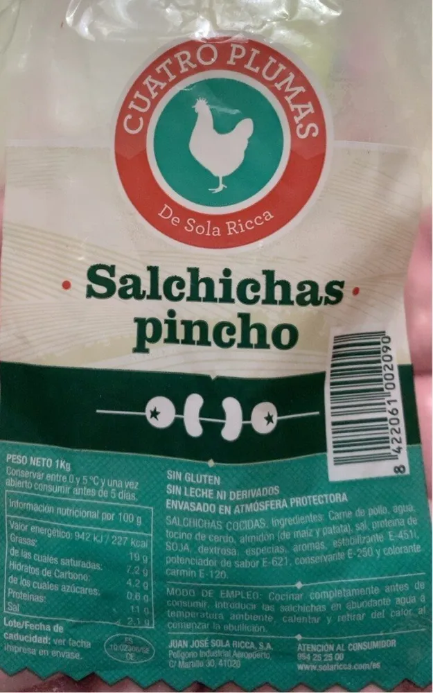 Salchischas pincho
