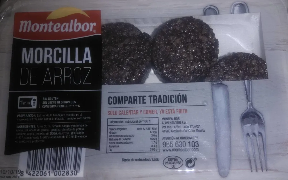 Morcilla de arroz