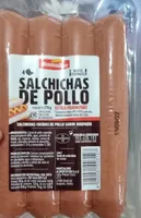Salchichas de pollo  frankfurt montealbor