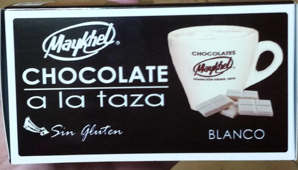 Chocolate blanco a la taza