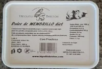 Dulce de membrillo diet