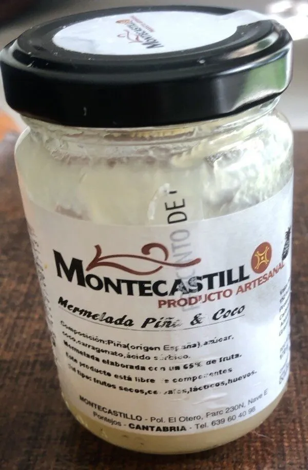 Mermelada piña y coco