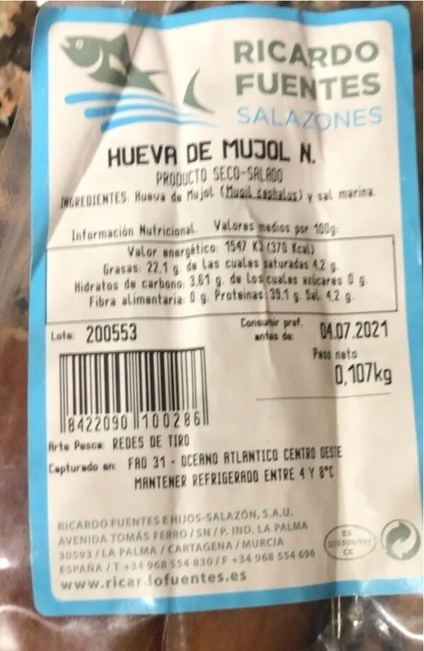 Hueva de mujol