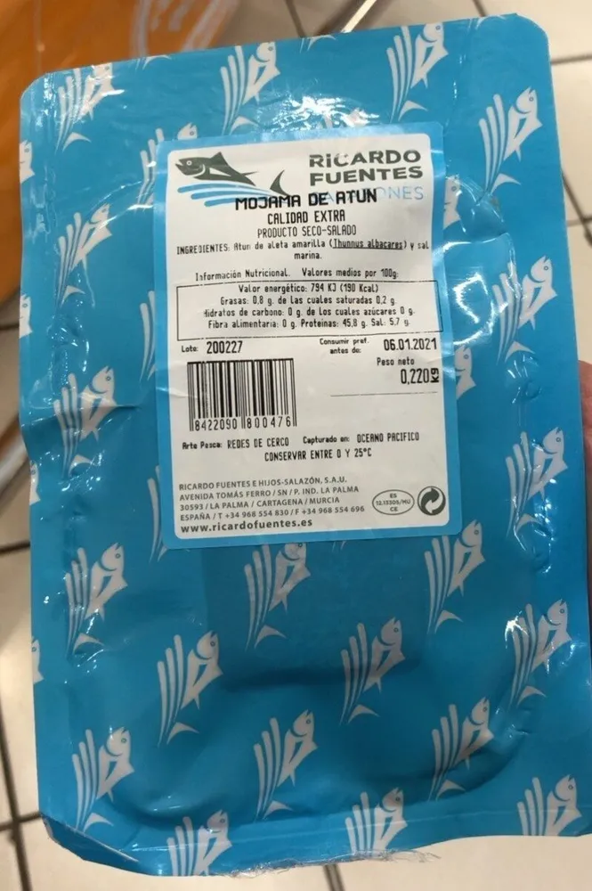 Mojama de atun