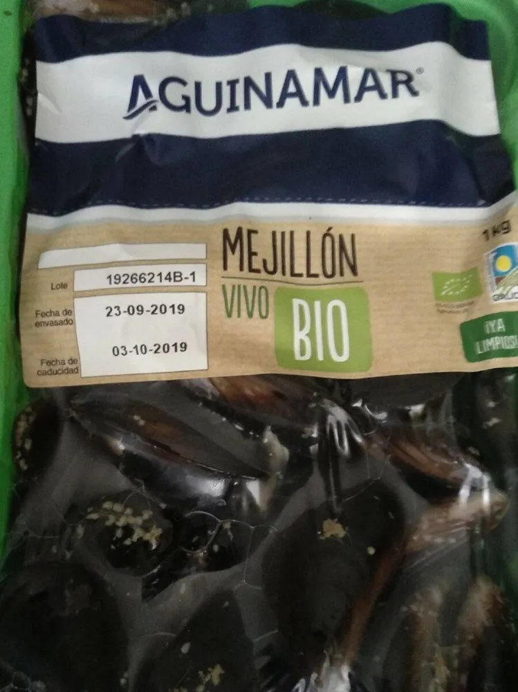 Mejillones Enteros Vivos