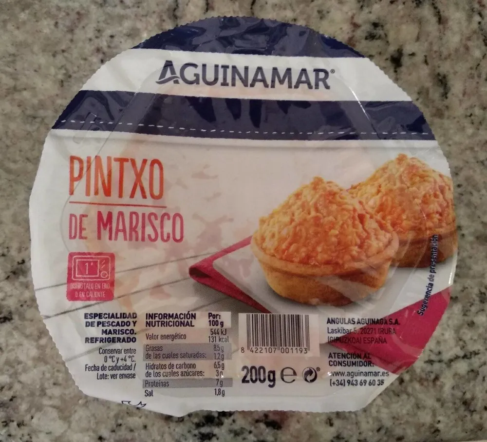 Pintxo de marisco