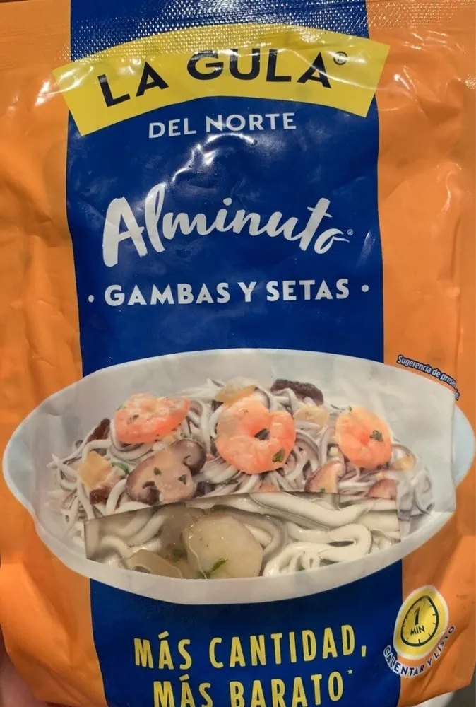 Gambas y setas