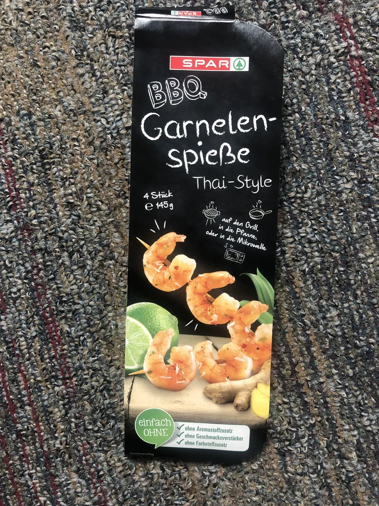 BBQ Garnelen Spieße- Thai Style