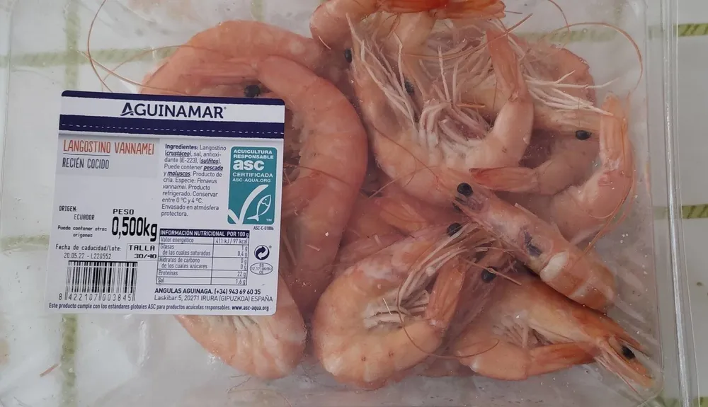Langostino Vannamei