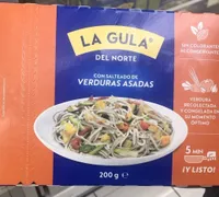 La gula del norte con verduras asadas
