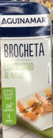 Brocheta langostino al ajillo