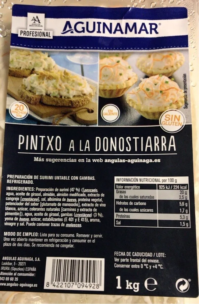 Pintxo a la Donostiarra