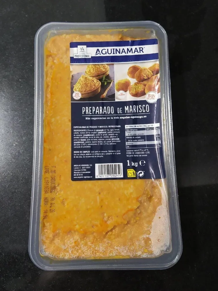 Preparado de marisco