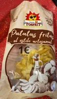 Patatas fritas estilo artesanal