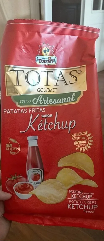 Totas patatas fritas sabor kétchup