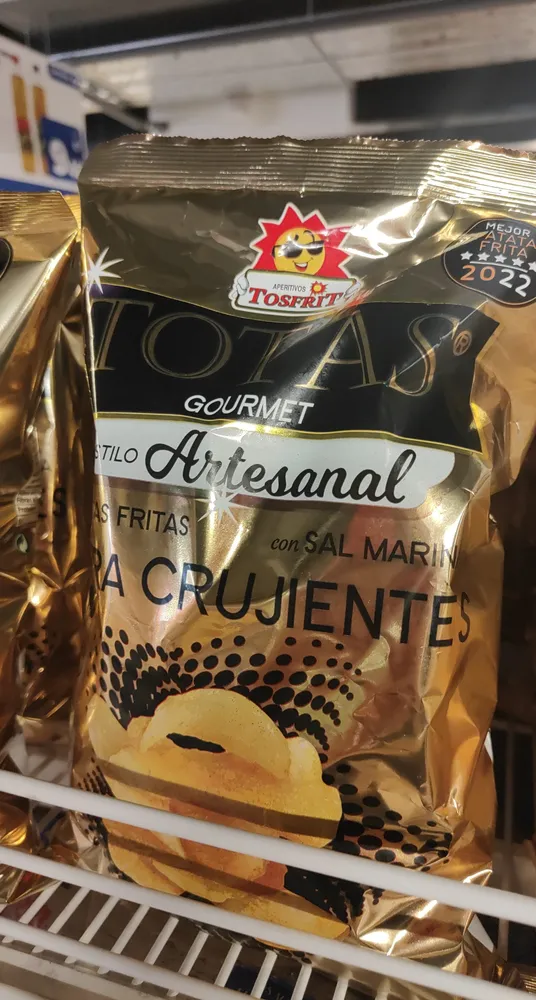 Patatas fritas artesanales con sal marina