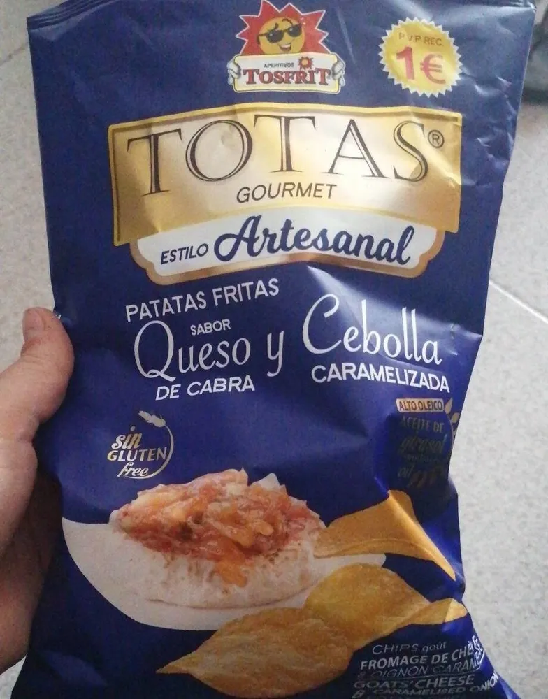 totas queso y cebolla