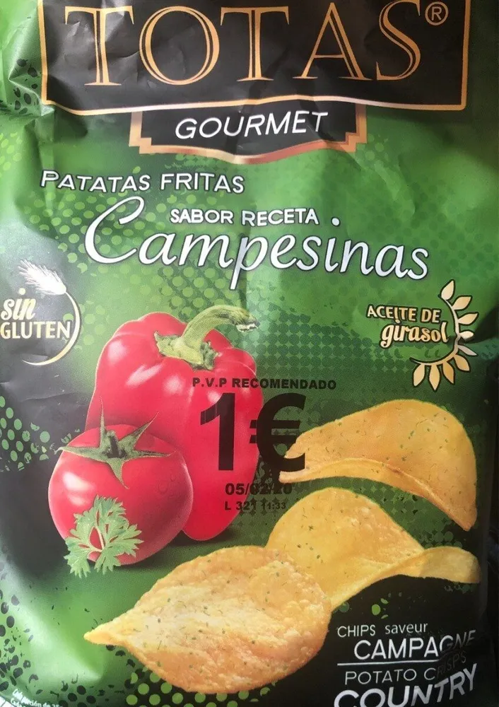 Patatas fritas campesinas Totas