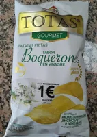 Totas gourmet boquerones en vinagre